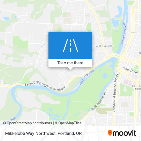 Mikkelobe Way Northwest map