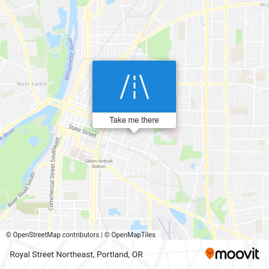 Royal Street Northeast map