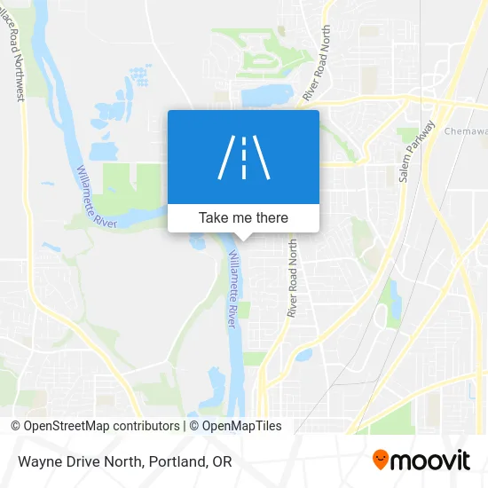 Wayne Drive North map