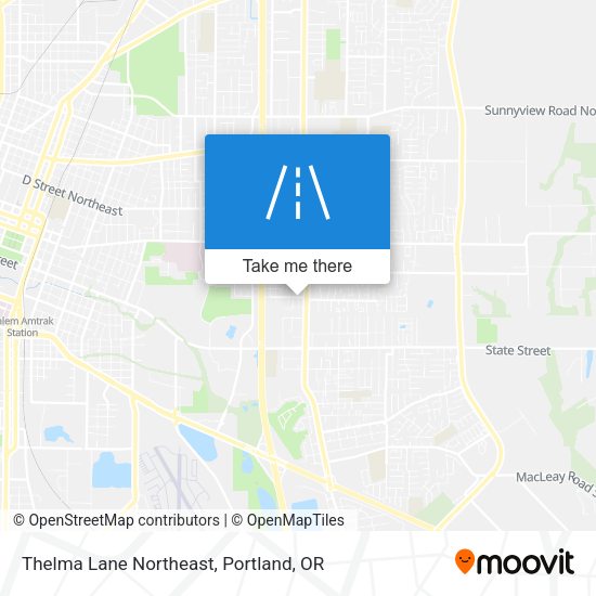 Mapa de Thelma Lane Northeast