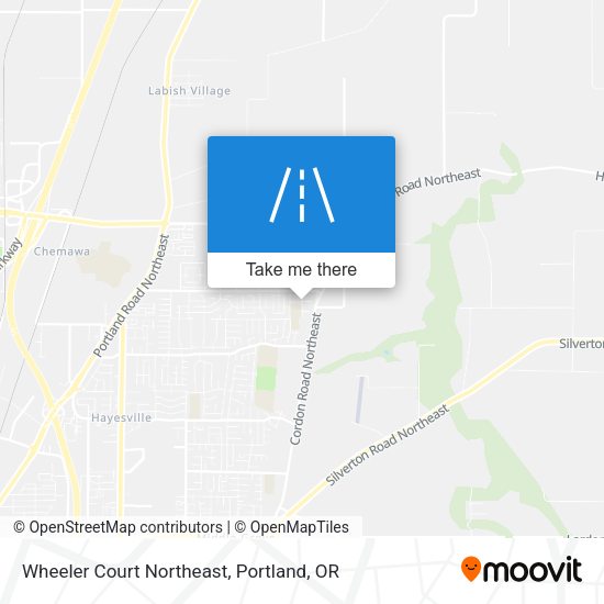 Wheeler Court Northeast map