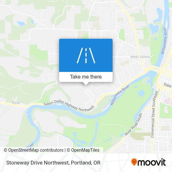 Stoneway Drive Northwest map