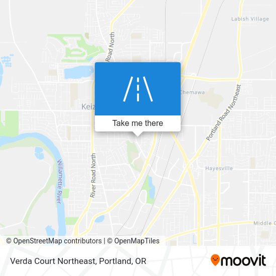 Mapa de Verda Court Northeast