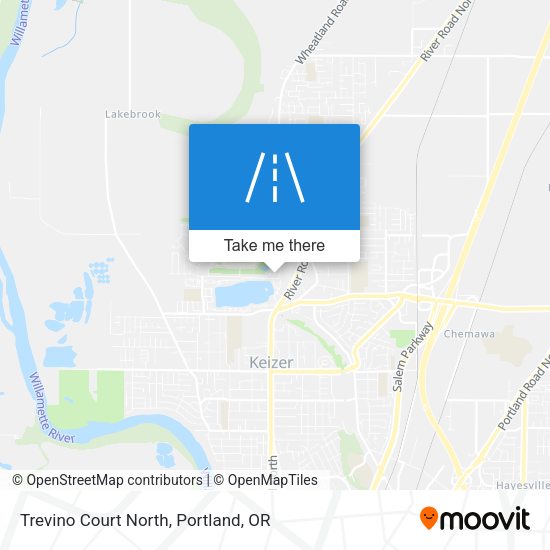 Trevino Court North map