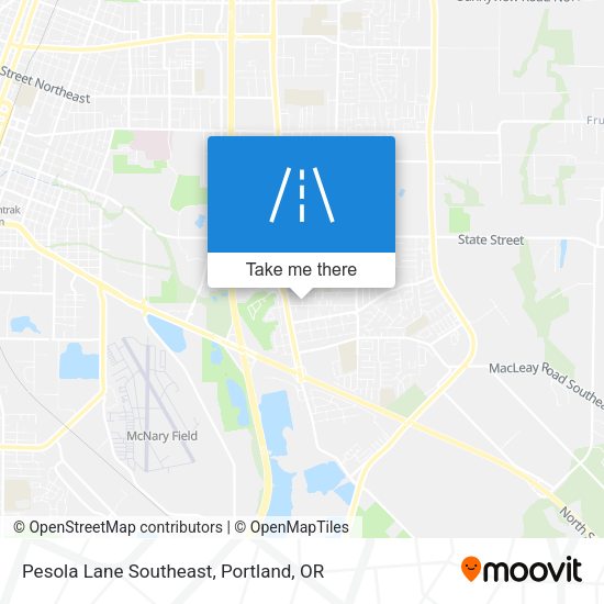 Pesola Lane Southeast map