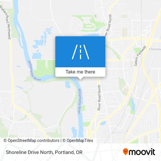 Mapa de Shoreline Drive North