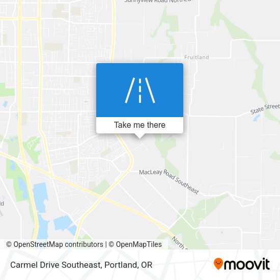 Carmel Drive Southeast map