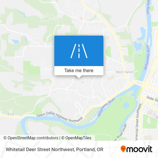 Mapa de Whitetail Deer Street Northwest