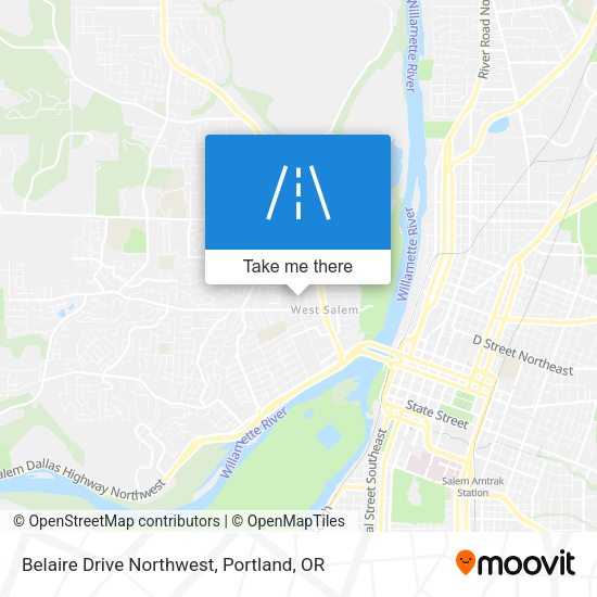 Mapa de Belaire Drive Northwest