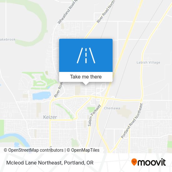 Mcleod Lane Northeast map