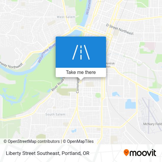 Mapa de Liberty Street Southeast