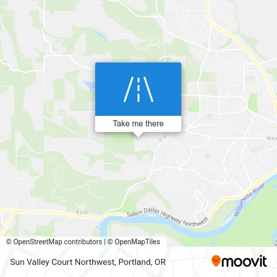 Sun Valley Court Northwest map