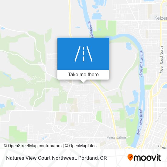 Natures View Court Northwest map