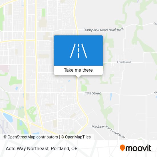 Mapa de Acts Way Northeast