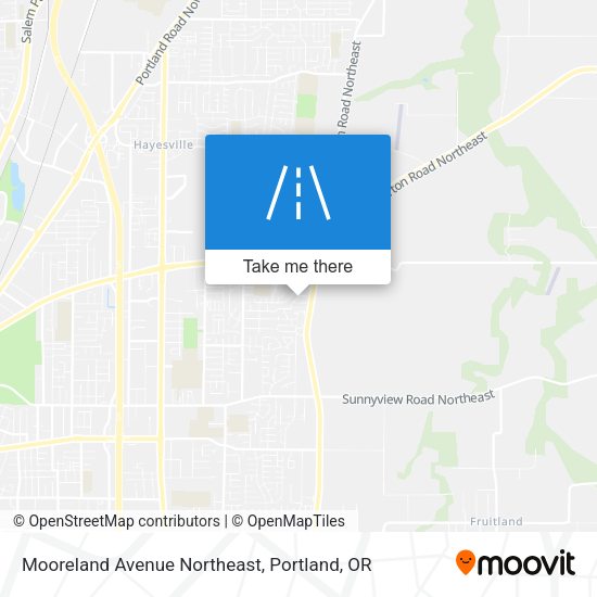 Mooreland Avenue Northeast map