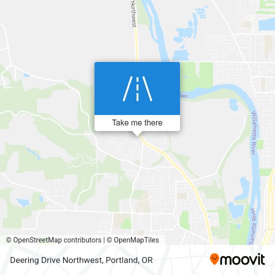 Deering Drive Northwest map