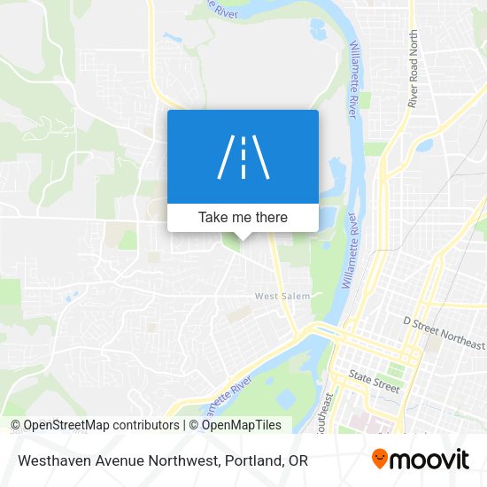 Westhaven Avenue Northwest map