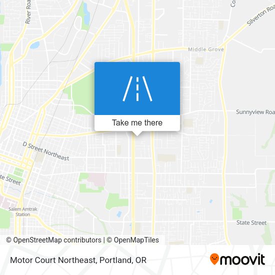 Motor Court Northeast map