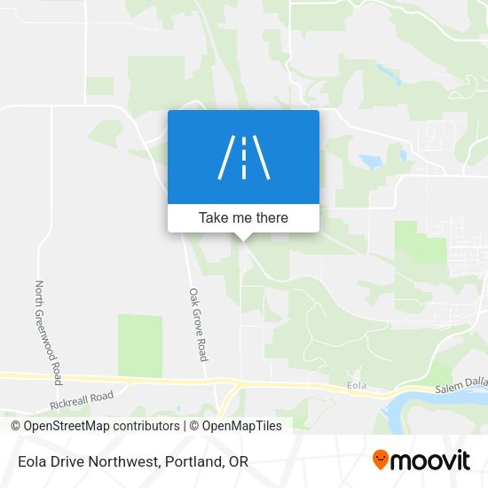Mapa de Eola Drive Northwest
