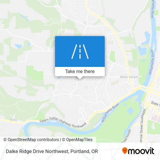 Dalke Ridge Drive Northwest map