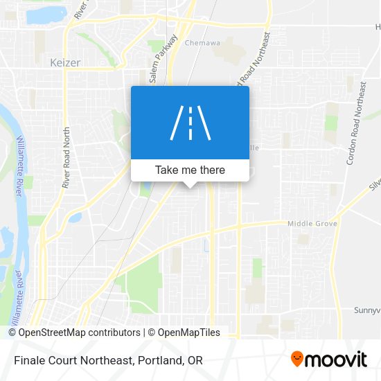 Mapa de Finale Court Northeast