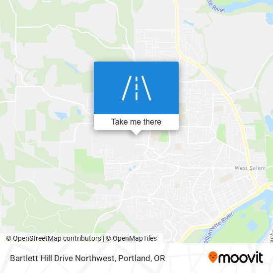 Bartlett Hill Drive Northwest map