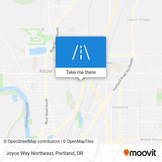 Mapa de Joyce Way Northeast