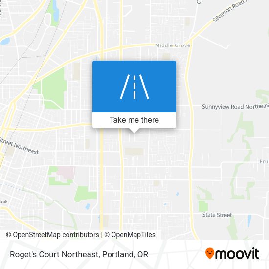 Roget's Court Northeast map