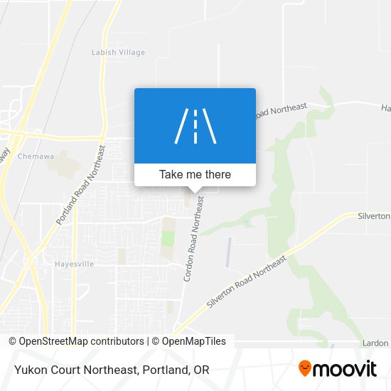Yukon Court Northeast map
