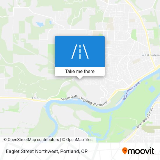 Eaglet Street Northwest map