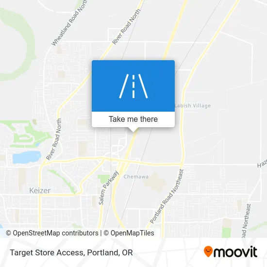 Mapa de Target Store Access