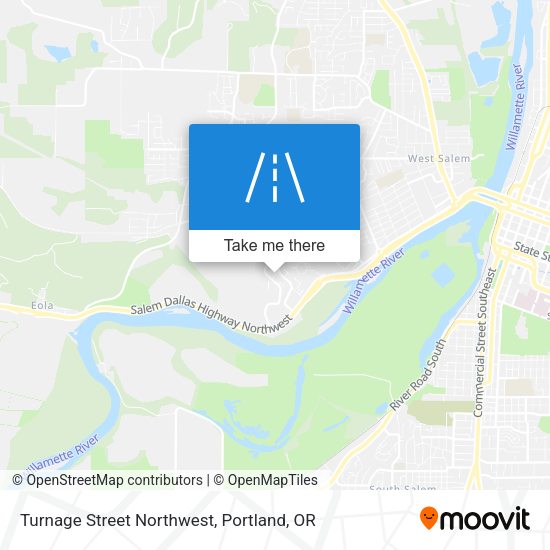 Mapa de Turnage Street Northwest