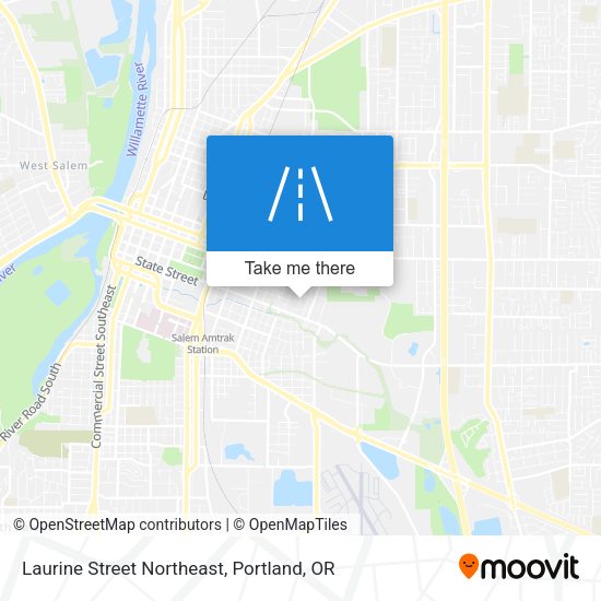Laurine Street Northeast map