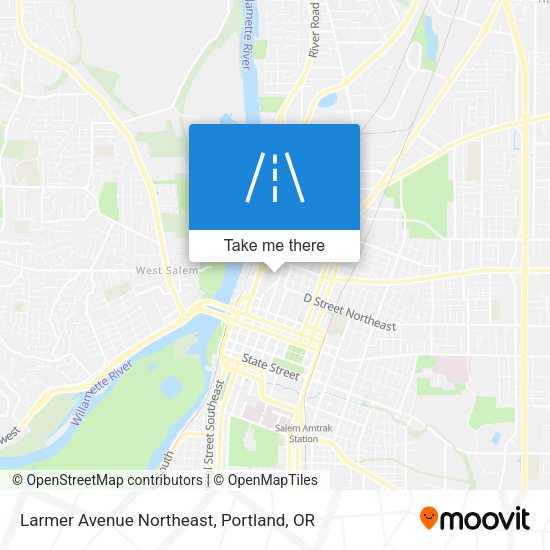 Mapa de Larmer Avenue Northeast
