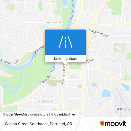 Wilson Street Southeast map