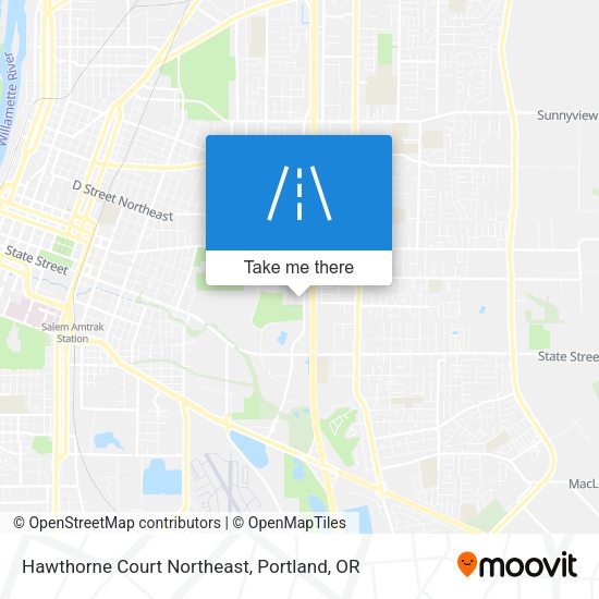 Hawthorne Court Northeast map