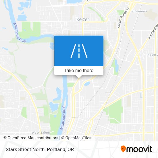 Stark Street North map