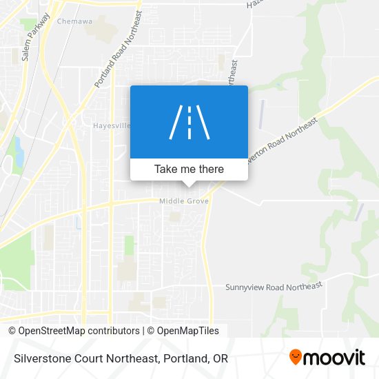 Silverstone Court Northeast map