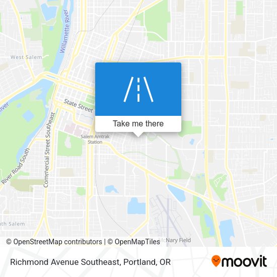 Richmond Avenue Southeast map