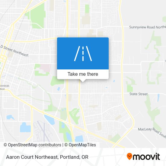 Aaron Court Northeast map