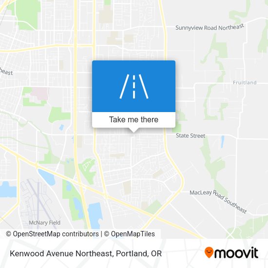 Mapa de Kenwood Avenue Northeast