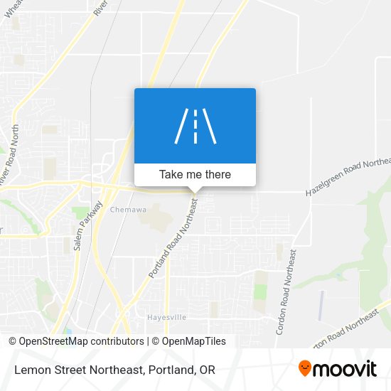 Lemon Street Northeast map