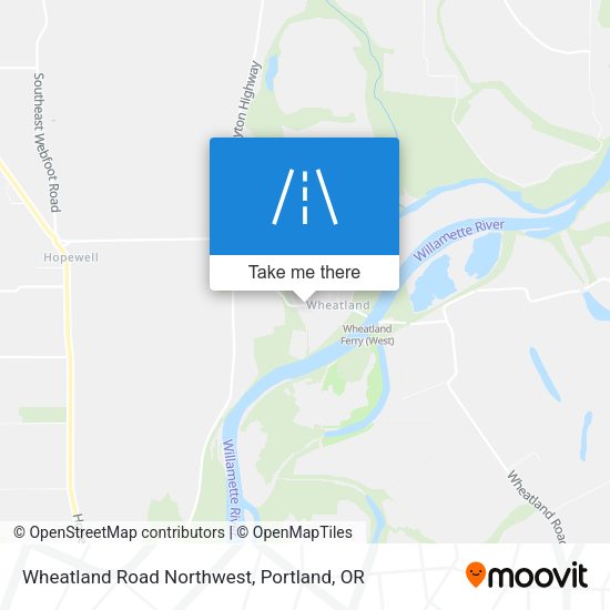 Mapa de Wheatland Road Northwest