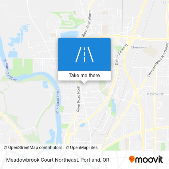 Meadowbrook Court Northeast map