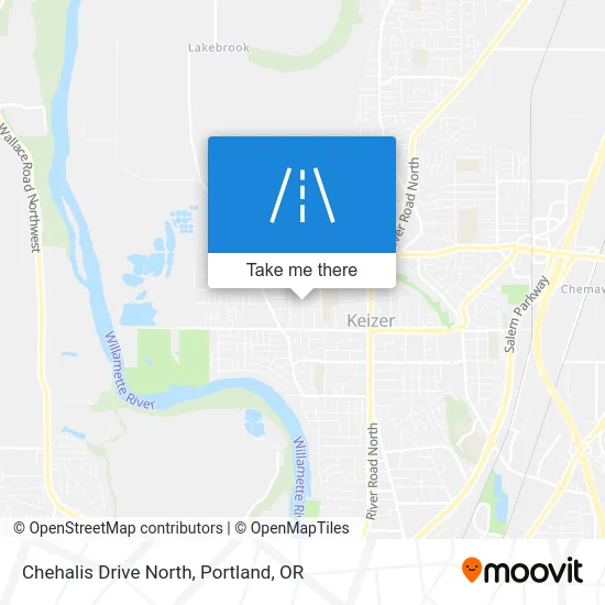 Chehalis Drive North map