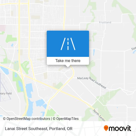 Mapa de Lanai Street Southeast