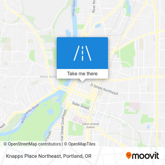 Mapa de Knapps Place Northeast
