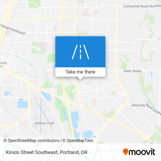 Kinslo Street Southeast map