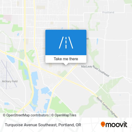 Turquoise Avenue Southeast map
