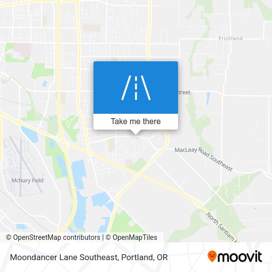 Moondancer Lane Southeast map
